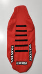 Enjoy Manufacturing Honda Sear Cover CR 125 CR 250 2000 - 2001 Ribbed Logo, Red / Black