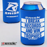 Risk Racing Drink Koozie, Blue