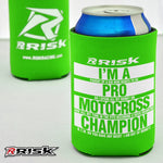 Risk Racing Drink Koozie, Green