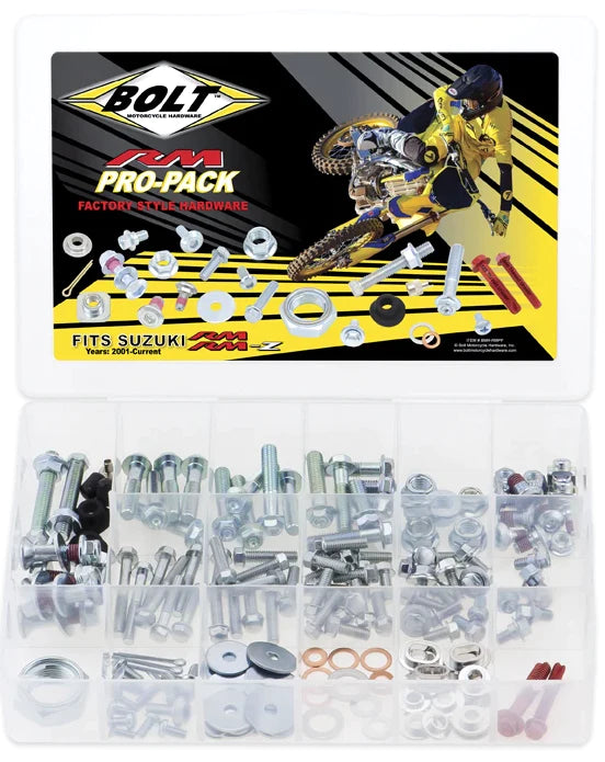 Bolt Motorcycle Hardware Suzuki RM / RMZ Pro Pack Bolt Kit