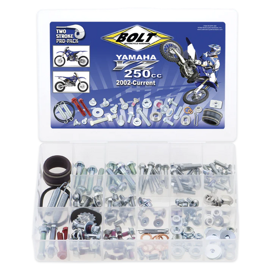 Bolt Motorcycle Hardware Yamaha YZ 250 2002 - 2021 2 Stroke Pro Pack Bolt Kit