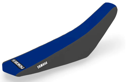 Enjoy Manufacturing Yamaha Seat Cover YZF 250 400 426 450 1998 - 2005 STD Logo, Black / Blue