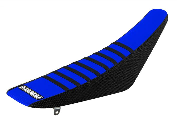 Enjoy Manufacturing Yamaha Seat Cover YZ 65 2018 – 2022 Ribbed, Black / Blue / Black