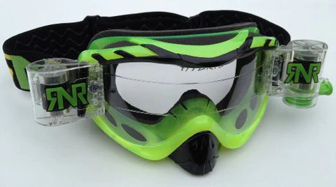 Rip n Roll Hybrid Fully Loaded Goggle, Lime Green