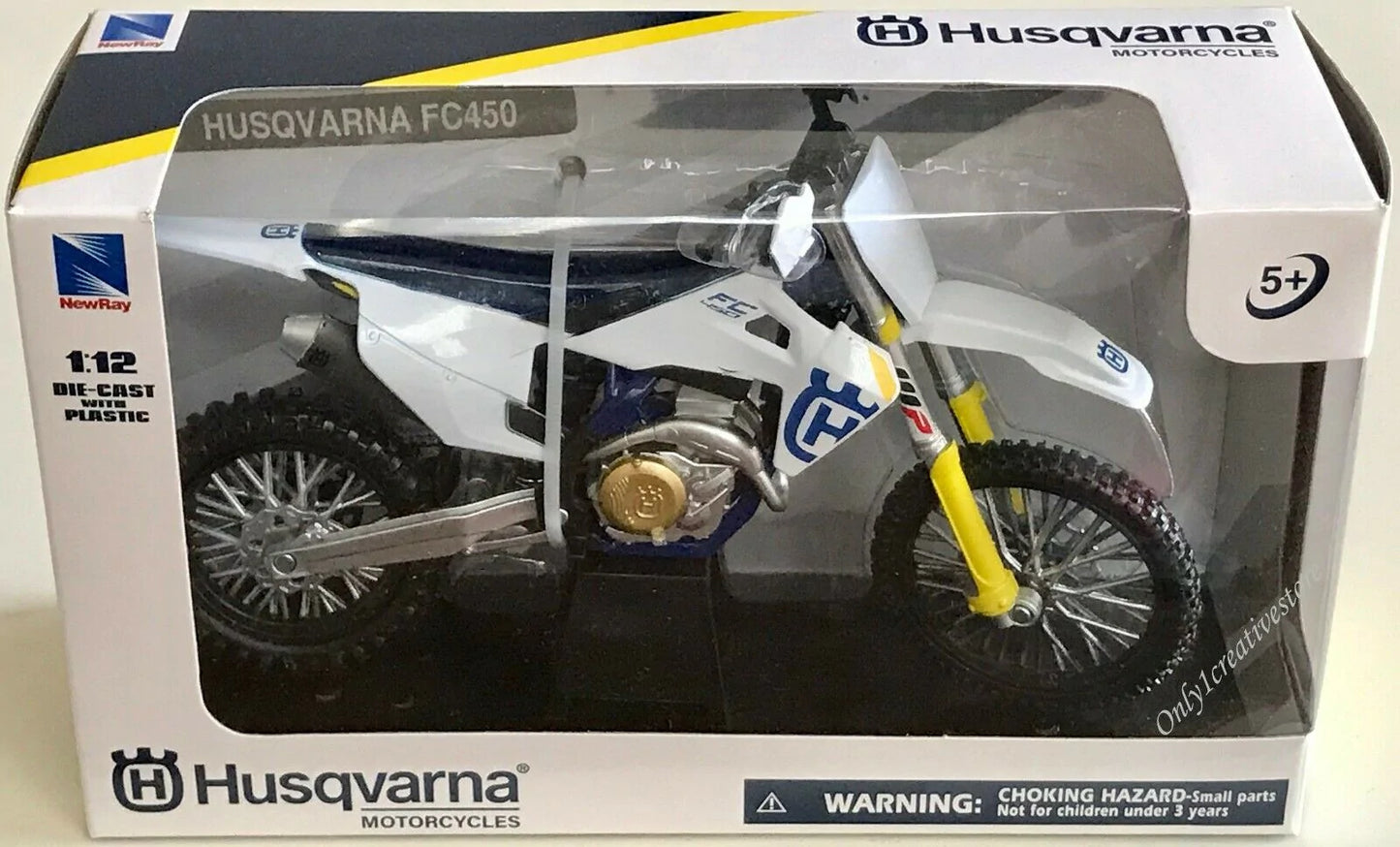 New Ray Toys 1:12 Husqvarna FC 450 Toy Model Motocross