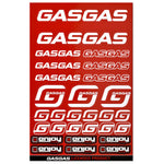 Enjoy Manufacturing Sticker Sheet, Gas Gas Red