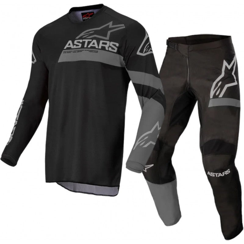 Alpinestars Youth Racer Graphite Dark Grey Kit Combo 2022 - 22W/YSmall