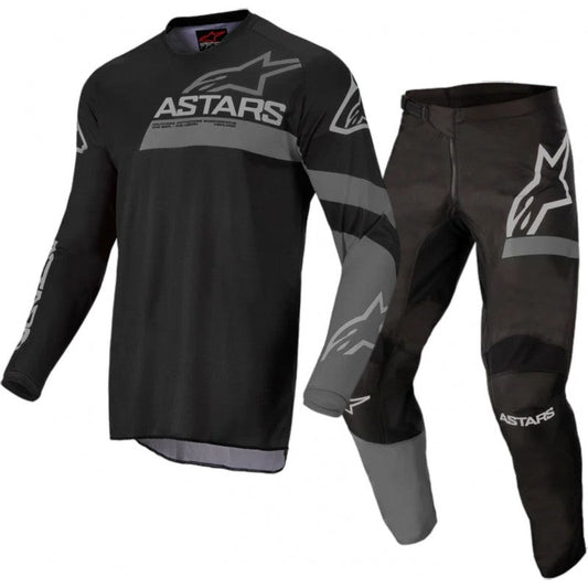 Alpinestars Youth Racer Graphite Dark Grey Kit Combo 2022 - 26W/YLarge