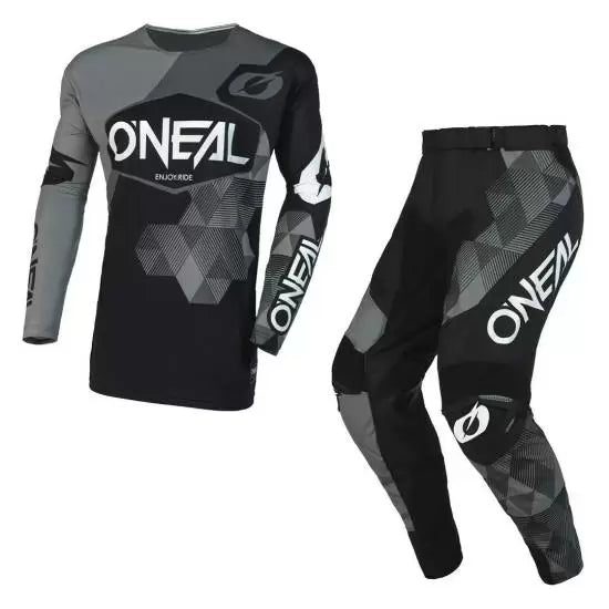 O'Neal Adult Mayhem Covert Black/Grey Kit Combo 2023 - 40W/2XL