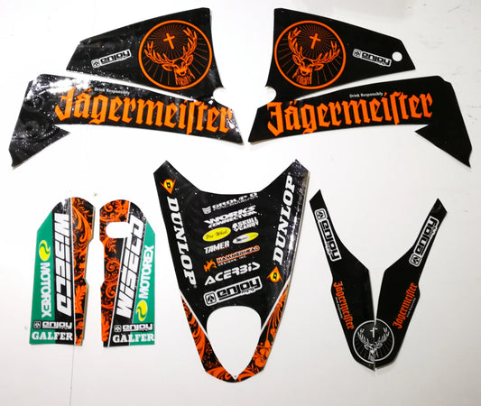 Enjoy Manufacturing KTM Graphics Kit LC4 1998 - 2007, Jagermeister