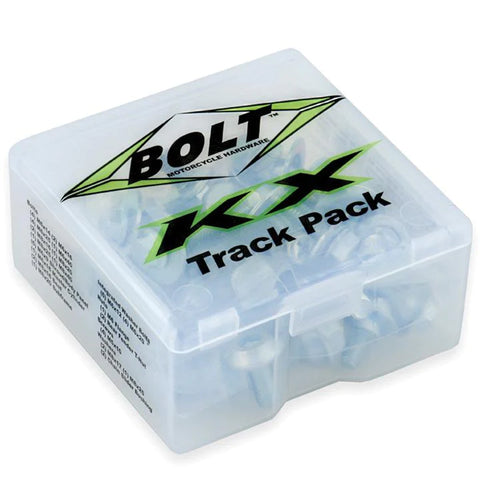 Bolt Motorcycle Hardware Kawasaki KX / KXF Style Track Pack Bolt Kit