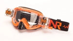 Rip n Roll Hybrid Fully Loaded Goggle, Neon Orange